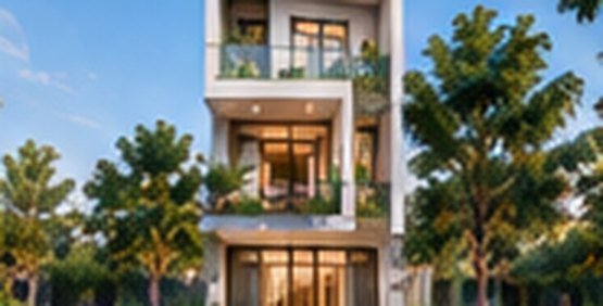 Nhà phố 3 tầng lệch tầng