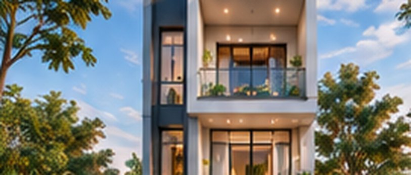 Nhà phố hiện đại 3 tầng
